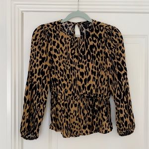 Banana Republic Cheetah Blouse